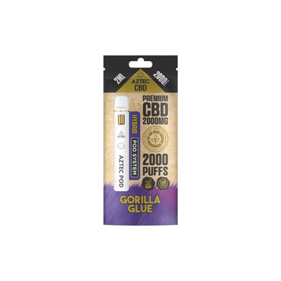 Aztec CBD CBD Products Aztec CBD 2000mg Broad Spectrum Starter Pro Pod Vape Kit 2000 Puffs