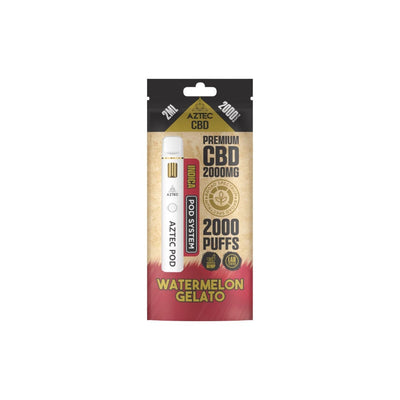 Aztec CBD CBD Products Aztec CBD 2000mg Broad Spectrum Starter Pro Pod Vape Kit 2000 Puffs