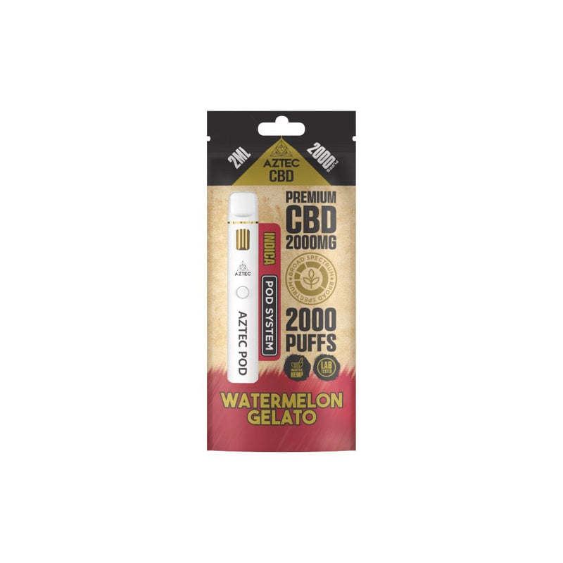 Aztec CBD CBD Products Aztec CBD 2000mg Broad Spectrum Starter Pro Pod Vape Kit 2000 Puffs