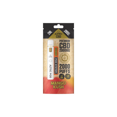 Aztec CBD CBD Products Aztec CBD 2000mg Broad Spectrum Starter Pro Pod Vape Kit 2000 Puffs