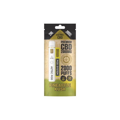 Aztec CBD CBD Products Aztec CBD 2000mg Broad Spectrum Starter Pro Pod Vape Kit 2000 Puffs