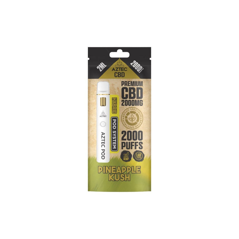 Aztec CBD CBD Products Aztec CBD 2000mg Broad Spectrum Starter Pro Pod Vape Kit 2000 Puffs