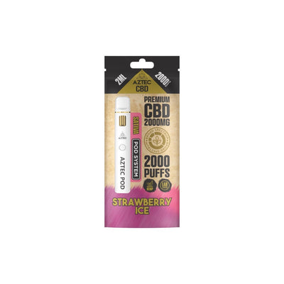 Aztec CBD CBD Products Aztec CBD 2000mg Broad Spectrum Starter Pro Pod Vape Kit 2000 Puffs