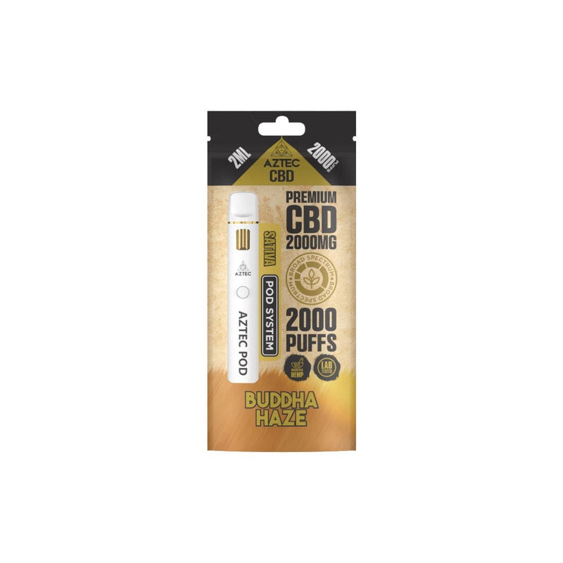 Aztec CBD CBD Products Aztec CBD 2000mg Broad Spectrum Starter Pro Pod Vape Kit 2000 Puffs