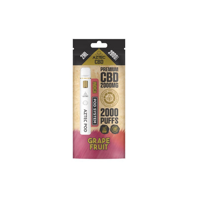 Aztec CBD CBD Products Aztec CBD 2000mg Broad Spectrum Starter Pro Pod Vape Kit 2000 Puffs