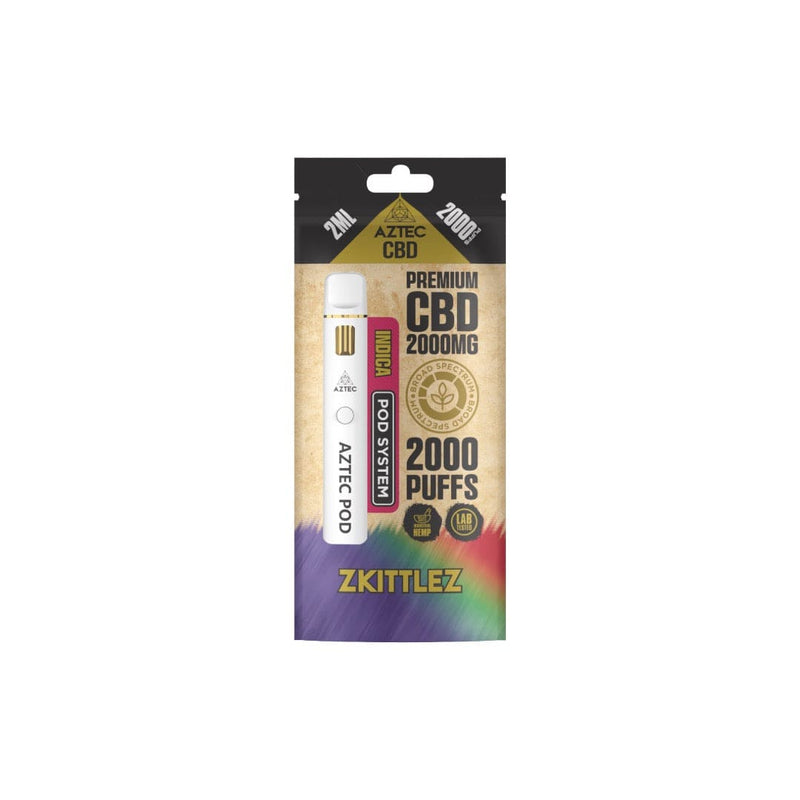 Aztec CBD CBD Products Aztec CBD 2000mg Broad Spectrum Starter Pro Pod Vape Kit 2000 Puffs