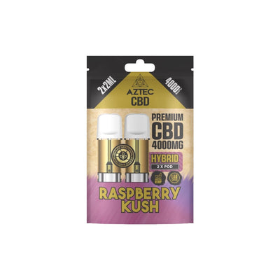 Aztec CBD CBD Products Aztec CBD 4000mg Broad Spectrum CBD Pods 2ml 4000 Puffs - 2 Pcs