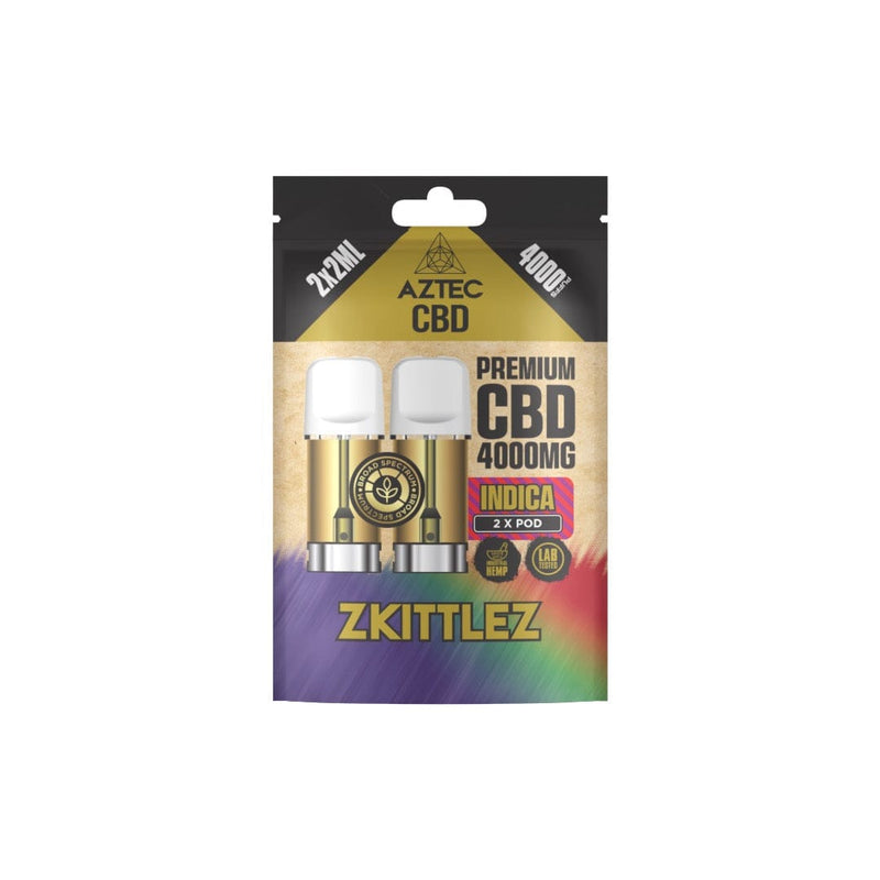 Aztec CBD CBD Products Aztec CBD 4000mg Broad Spectrum CBD Pods 2ml 4000 Puffs - 2 Pcs