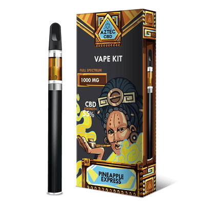 Aztec CBD CBD Products Pineapple Express Aztec CBD 1000mg 1ml Vape Kit