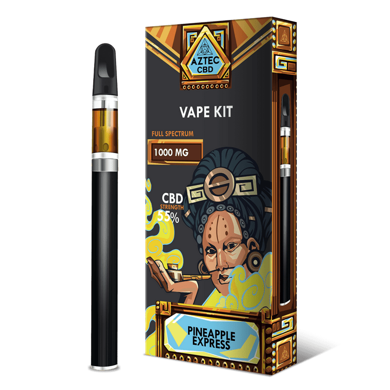 Aztec CBD CBD Products Pineapple Express Aztec CBD 1000mg 1ml Vape Kit