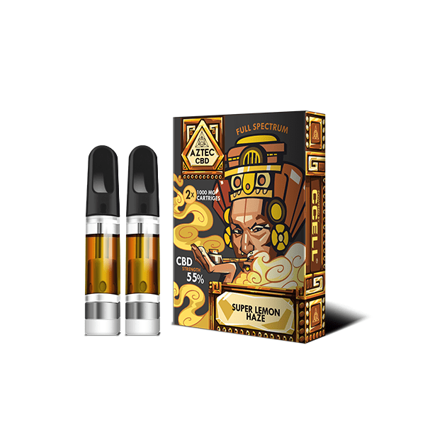 Aztec CBD CBD Products Super Lemon Haze Aztec CBD 2 x 1000mg Cartridge Kit
