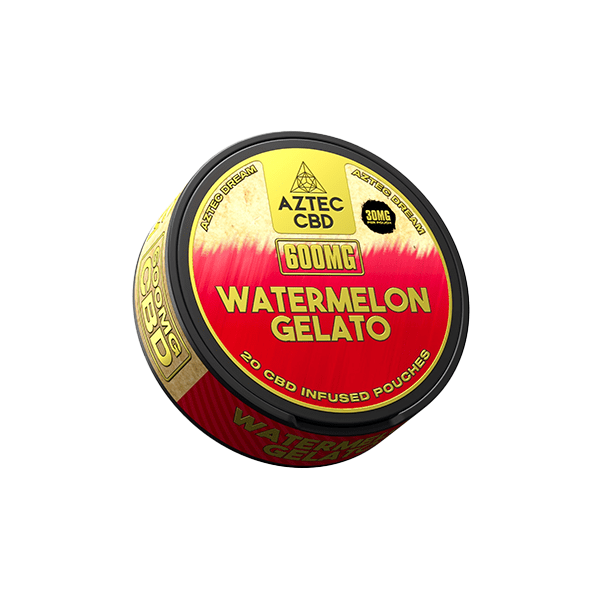 Aztec CBD CBD Products Watermelon Gelato Aztec CBD 600mg CBD Pouches 20