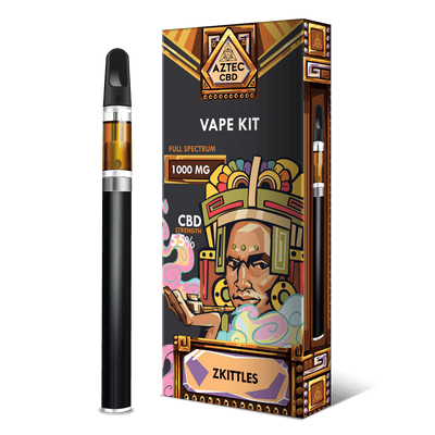 Aztec CBD CBD Products Zkittles Aztec CBD 1000mg 1ml Vape Kit