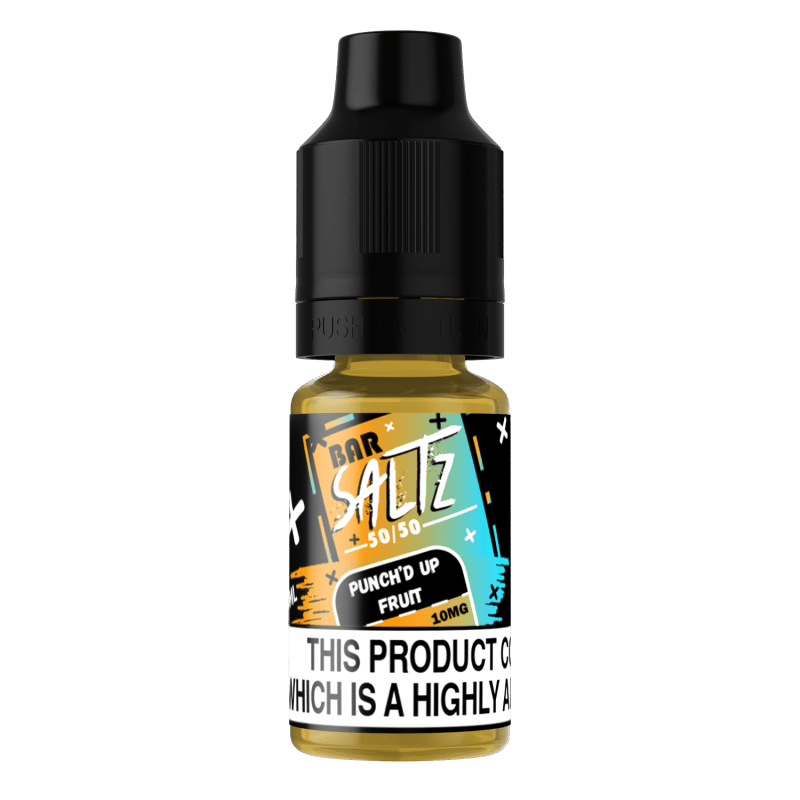 Bob Slatz BAR SALTZ 10mg Bottles 10ml - 50/50 x 10 – Hemprove UK