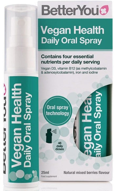 BetterYou Health and Wellbeing Vegan Health Oral Spray - 25ml