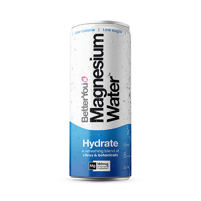 BetterYou Nootropics & Supplements Magnesium Water Hydrate, Citrus & Botanicals - 12 x 250ml