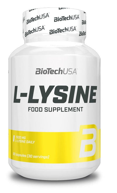 BioTechUSA Amino Acids and BCAAs L-Lysine - 90 caps