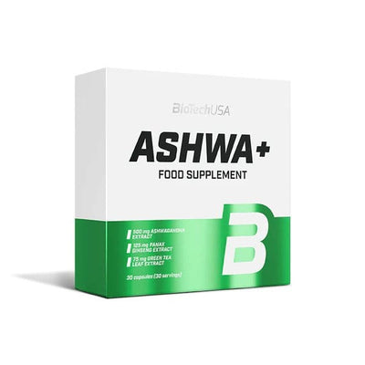 BioTechUSA Health and Wellbeing Ashwa+ - 30 caps