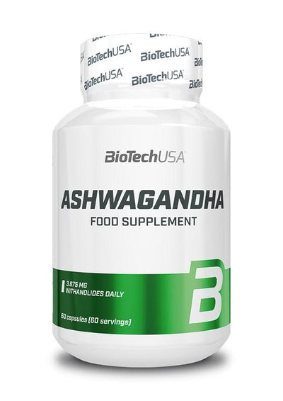 BioTechUSA Health and Wellbeing Ashwagandha - 60 caps