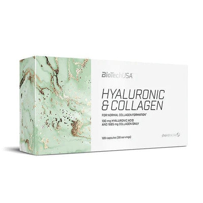 BioTechUSA Health and Wellbeing Hyaluronic and Collagen - 120 caps