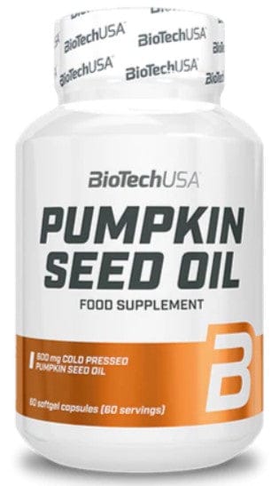 BioTechUSA Health and Wellbeing Pumpkin Seed Oil, 1000mg - 60 softgels