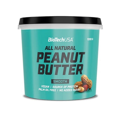 BioTechUSA Health Foods Peanut Butter, Smooth - 1000 grams