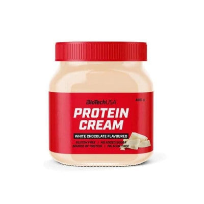 BioTechUSA Health Foods Protein Cream, White Chocolate - 400 grams