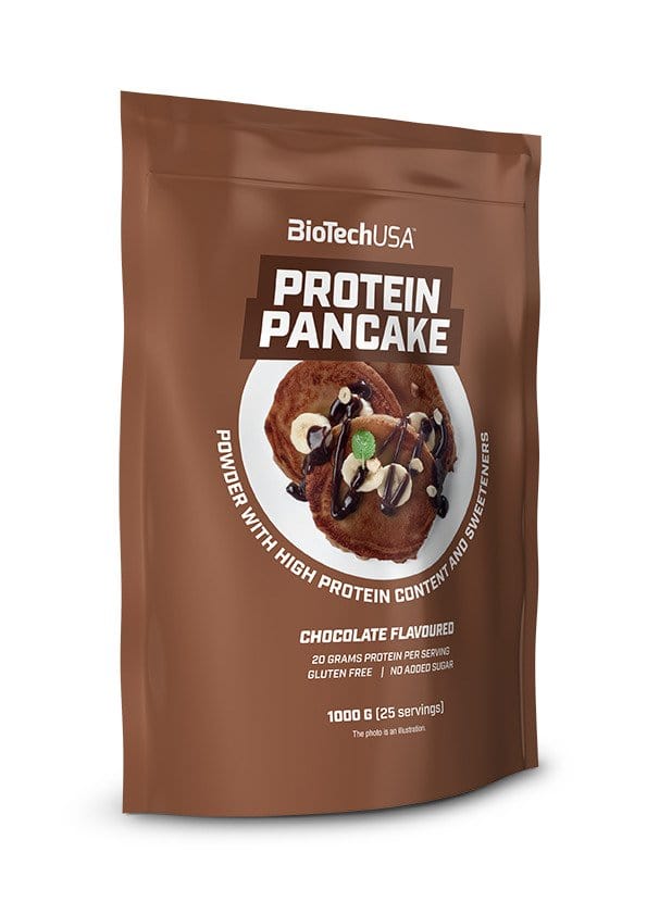 BioTechUSA Health Foods Protein Pancake, Chocolate - 1000 grams
