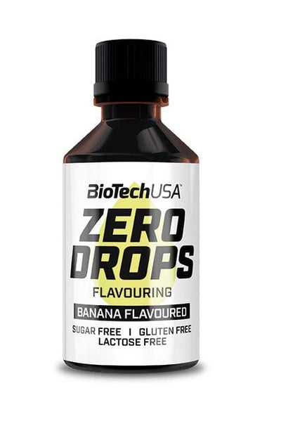 BioTechUSA Health Foods Zero Drops, Banana - 50 ml.