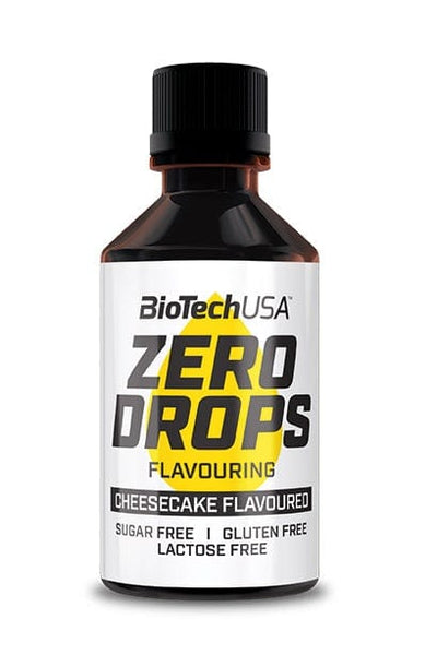 BioTechUSA Health Foods Zero Drops, Cheesecake - 50 ml.