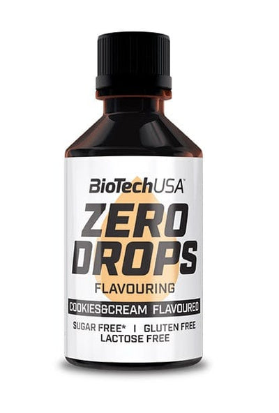 BioTechUSA Health Foods Zero Drops, Cookies & Cream - 50 ml.