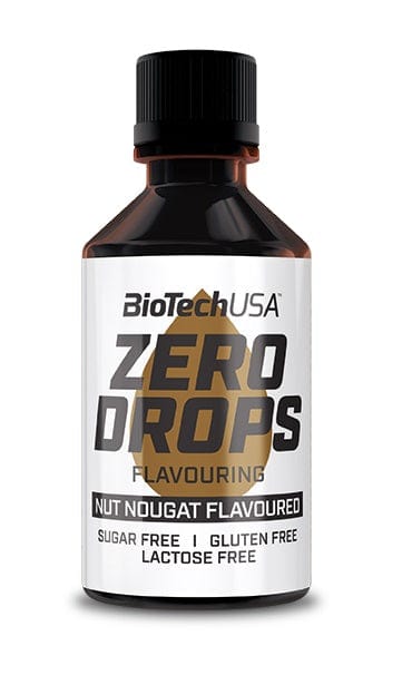 BioTechUSA Health Foods Zero Drops, Nut Nougat - 50ml