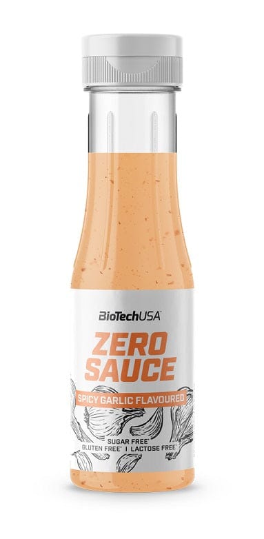 BioTechUSA Health Foods Zero Sauce, Spicy Garlic - 350 ml.
