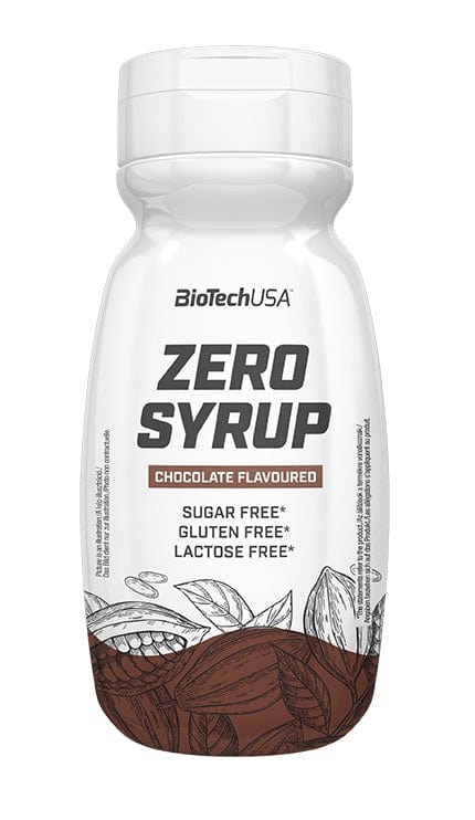 BioTechUSA Health Foods Zero Syrup, Chocolate - 320ml