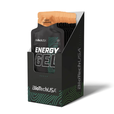 BioTechUSA Nootropics & Supplements Energy Gel, Peach - 12 x 40g