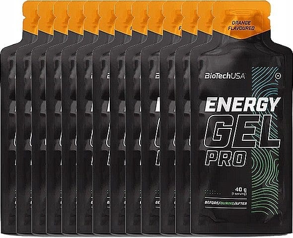 BioTechUSA Nootropics & Supplements Energy Gel Pro, Orange - 12 x 40g