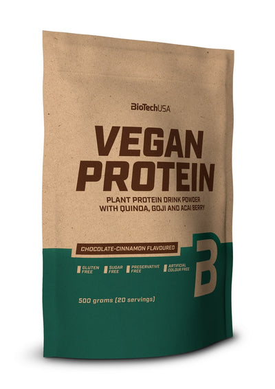BioTechUSA Vegan Protein, Chocolate-Cinnamon - 500g