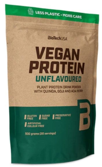 BioTechUSA Vegan Protein, Unflavoured - 500g
