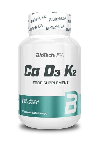 BioTechUSA Vitamins & Minerals Ca D3 K2 - 90 caps