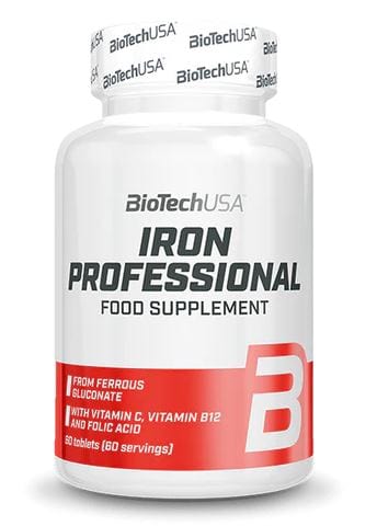 BioTechUSA Vitamins & Minerals Iron Professional - 60 tablets
