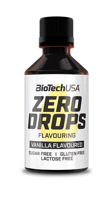 BioTechUSA Zero Drops, Vanilla - 50 ml.