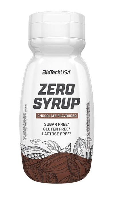 BioTechUSA Zero Syrup, Chocolate - 320 ml.