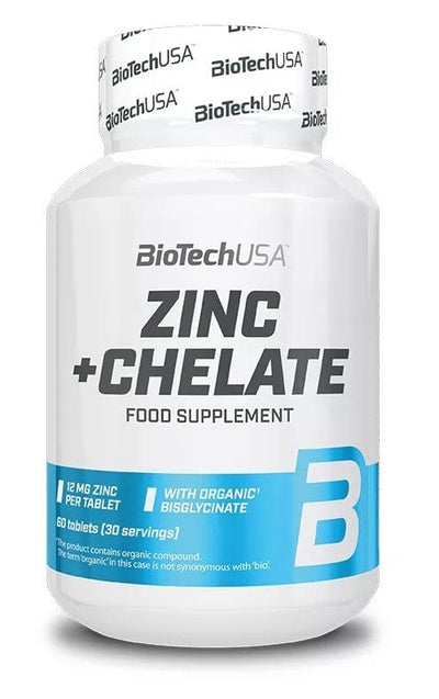 BioTechUSA Zinc + Chelate - 60 tablets