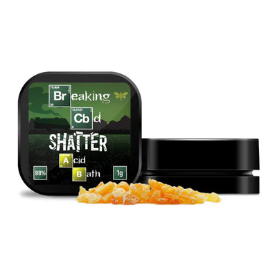 Breaking Bad CBD Products Breaking CBD 98% CBD Shatter - 1g