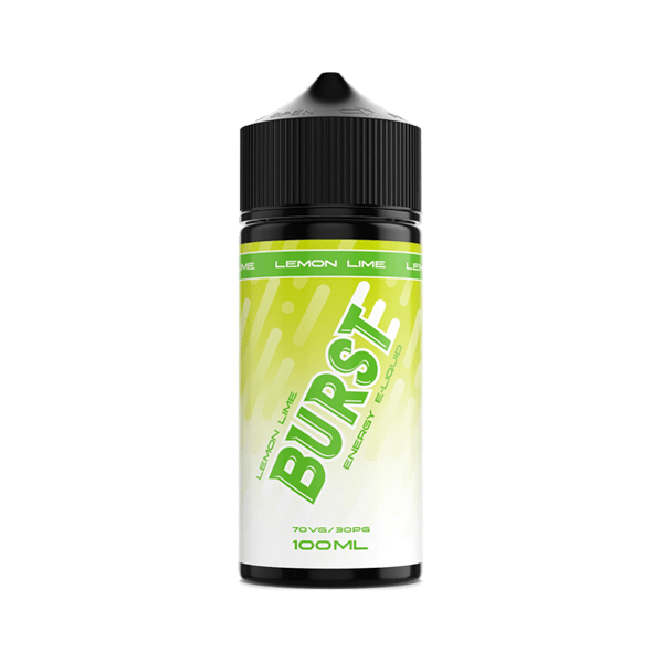 Burst Vaping Products Lemon Lime Burst Energy 100ml Shortfill 0mg (70VG/30PG)