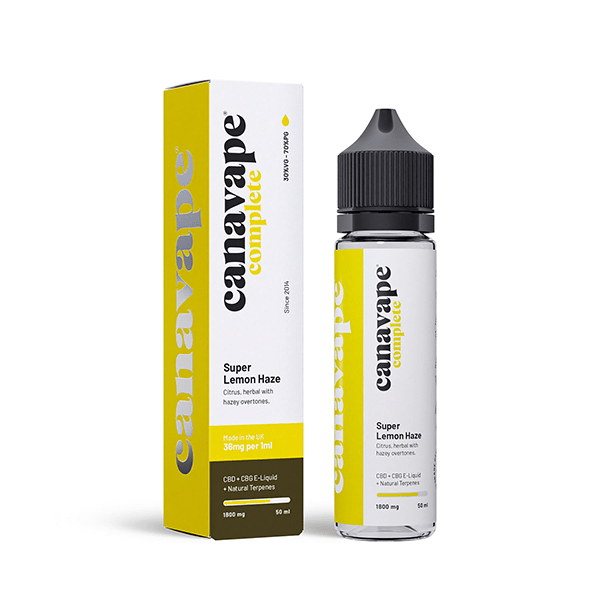 Canavape CBD Products Canavape 1800mg Full-Spectrum CBD + CBG E-liquid 50ml (30VG/70PG)