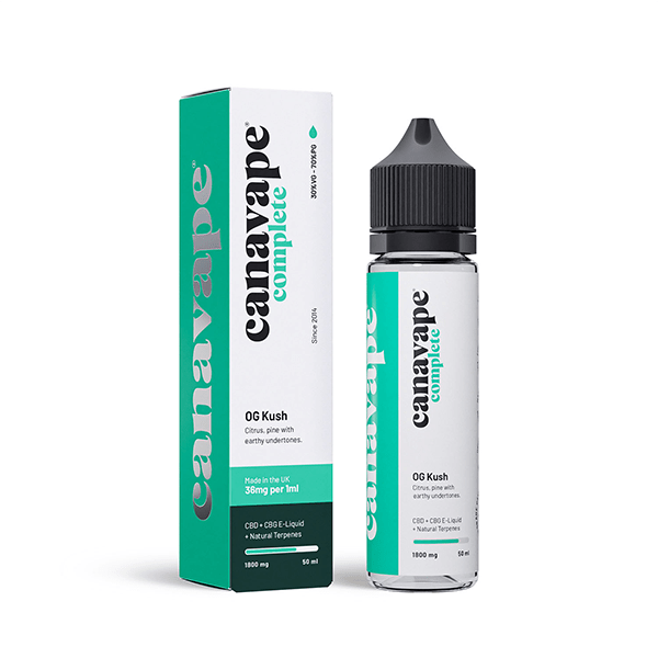 Canavape CBD Products Canavape 1800mg Full-Spectrum CBD + CBG E-liquid 50ml (30VG/70PG)