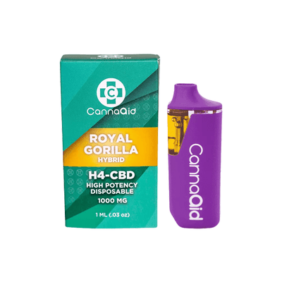 CannaAid CBD Products Royal Gorilla CannaAid 1000mg H4 CBD Disposable Vape Device