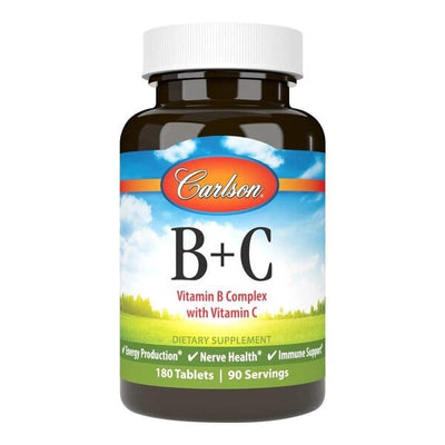 Carlson Labs B+C - 180 tablets