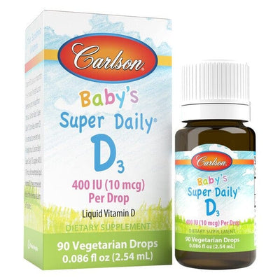 Carlson Labs Baby's Super Daily D3, 400 IU - 2.54 ml.